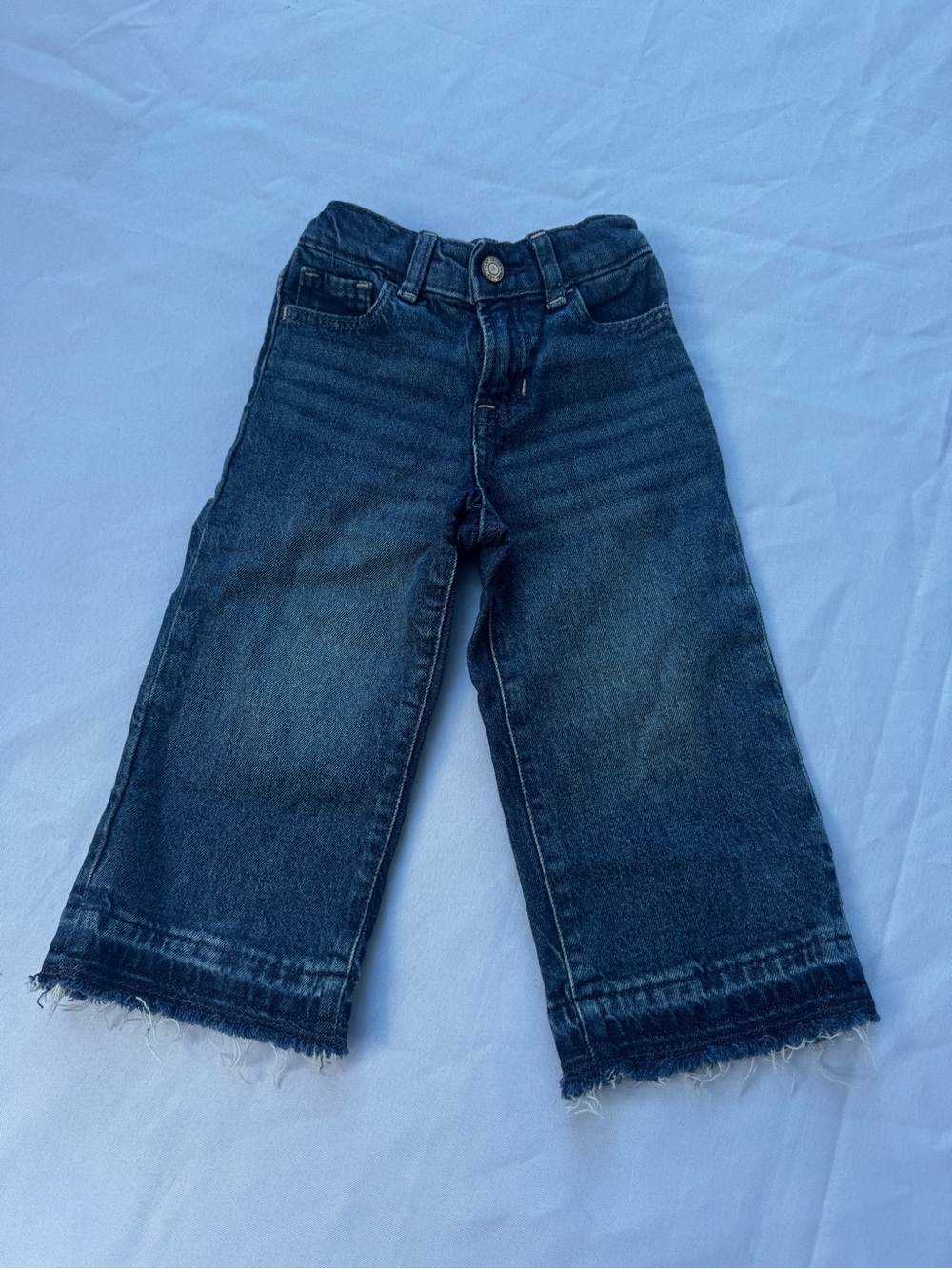 Gap Kids Dark Blue Wide-Leg Denim Jeans 2 years